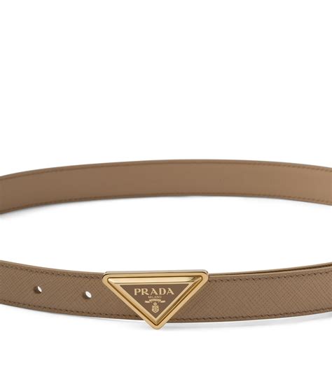 prada triangle belt|prada belt cost.